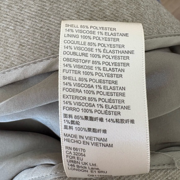 Free People Hannah Double Breasted Blazer Peacoat Jacket Green Large - Picture 13 of 13